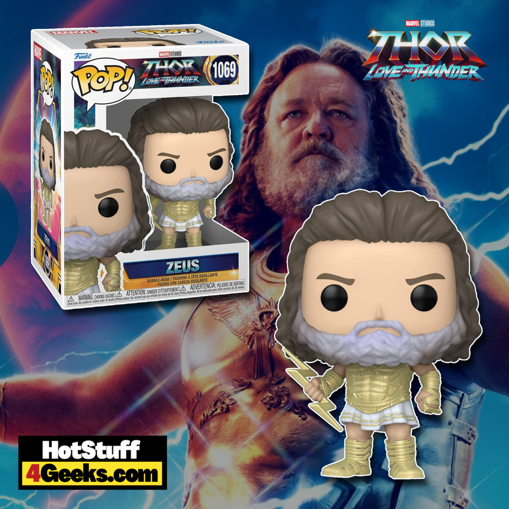 Funko Pop! Marvel Studios: Thor Love & Thunder - Zeus Funko Pop! Vinyl Figure