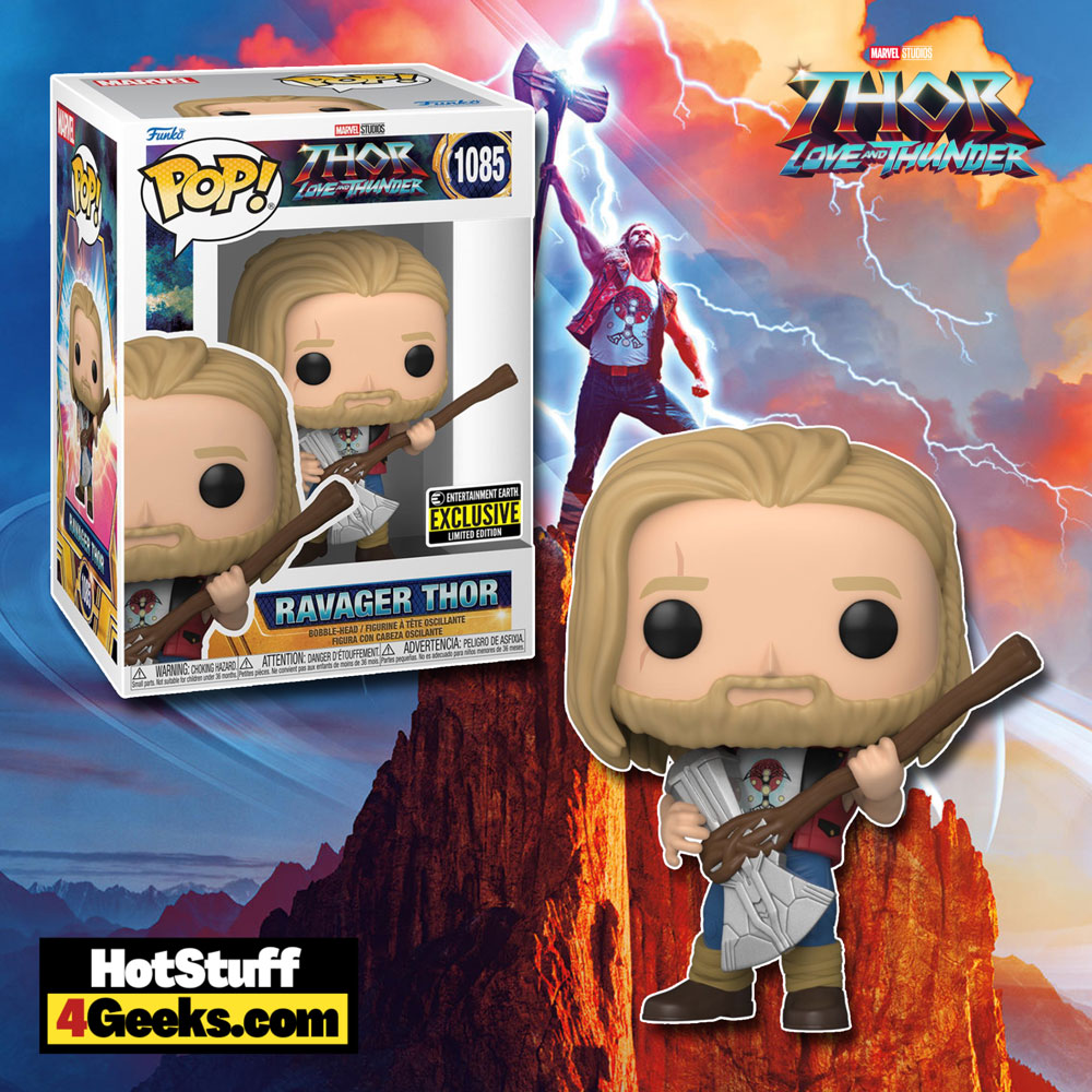 Funko Pop! Marvel Studios  - Thor: Love and Thunder - Ravager Thor Funko Pop! Vinyl Figure - Entertainment Earth Exclusive