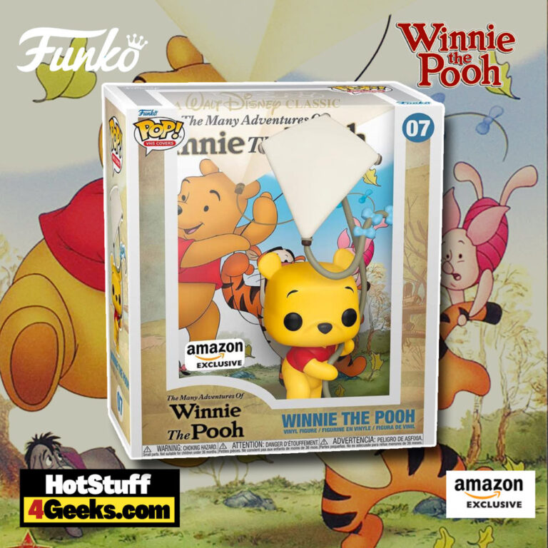Funko Pop! VSH Covers: Disney's The Many Adventures of Winnie the Pooh - Winnie the Pooh Funko Pop! VHS Cover Vinyl Figure - Amazon Exclusive
