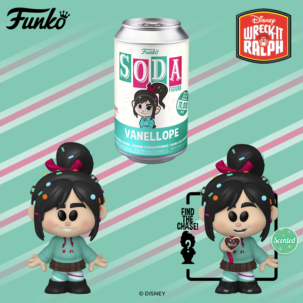 Wreck-It Ralph Vanellope Funko Vinyl Soda Figure