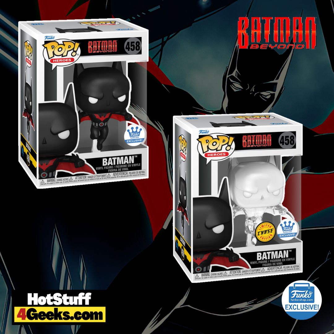 Funko Pop! DC - Batman Beyond with Transparent Chase Variant Funko Pop! Vinyl Figure - Funko Shop Exclusive