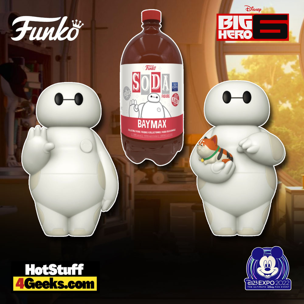 Funko Soda! Disney: Baymax with CHASE 3 Liter Funko Vinyl Soda Figure – 2022 D23 Expo and Funko Shop Exclusive