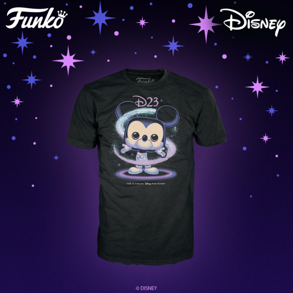 Funko Tee: D23 Funko Fan T-Shirt – 2022 D23 Expo and Funko Shop Exclusive