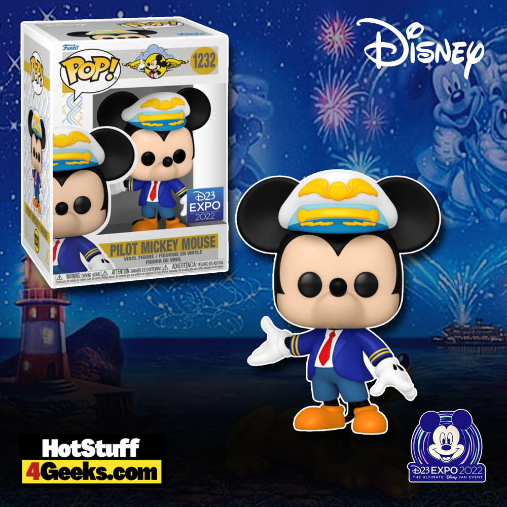 2022 D23 Expo: Disney: Pilot Mickey (Blue Suit) Funko Pop!