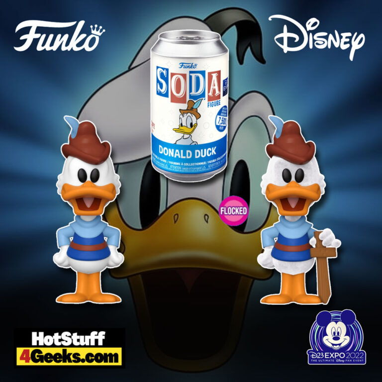 Funko Soda! Disney: Donald Duck with Flocked CHASE Funko Soda Figure – 2022 D23 Expo and Funko Shop Exclusive