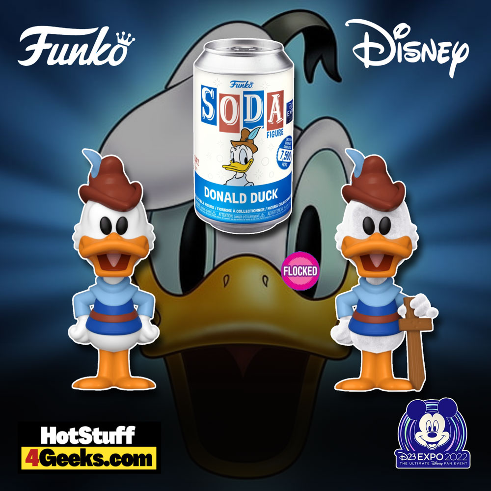 2022 D23 Expo: Donald Duck with Flocked CHASE Funko Soda