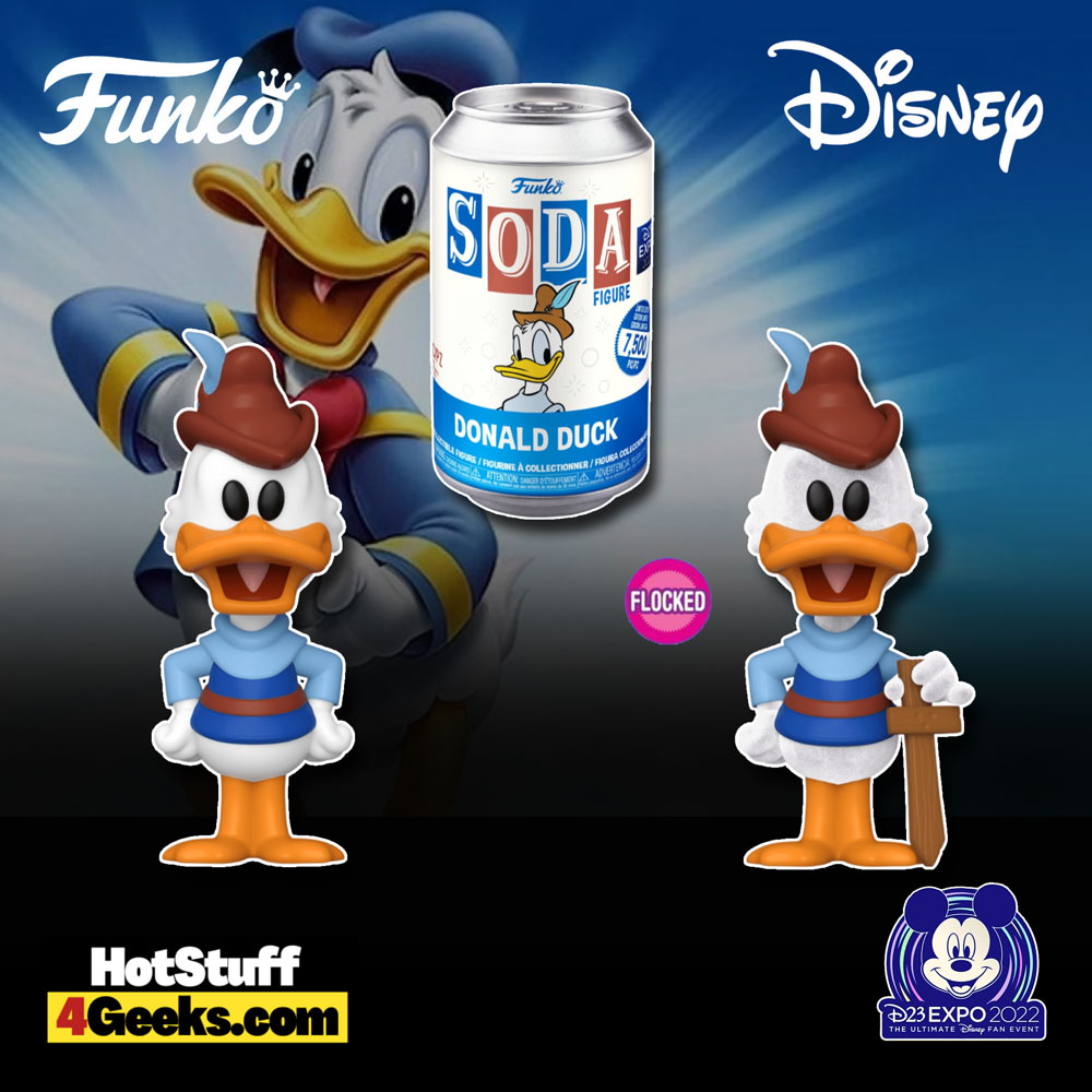 2022 D23 Expo: Donald Duck with Flocked CHASE Funko Soda