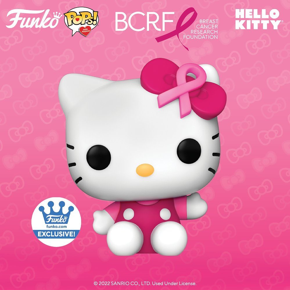 Funko POP! With Purpose: Hello Kitty (Breast Cancer Awareness) Funko Pop! Vinyl Figure (2022) - Funko Shop Exclusive