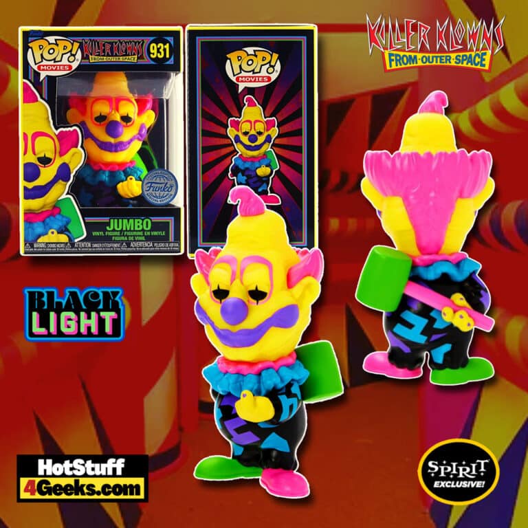 2022 NEW Killer Klowns - Jumbo Black Light Funko Pop!