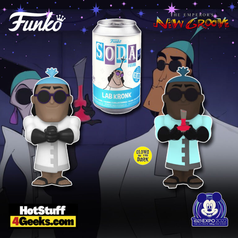 Funko Soda! Emperor’s New Groove - Lab Kronk with Glow-In-The-Dark CHASE Funko Soda Figure – 2022 D23 Expo and Funko Shop Exclusive