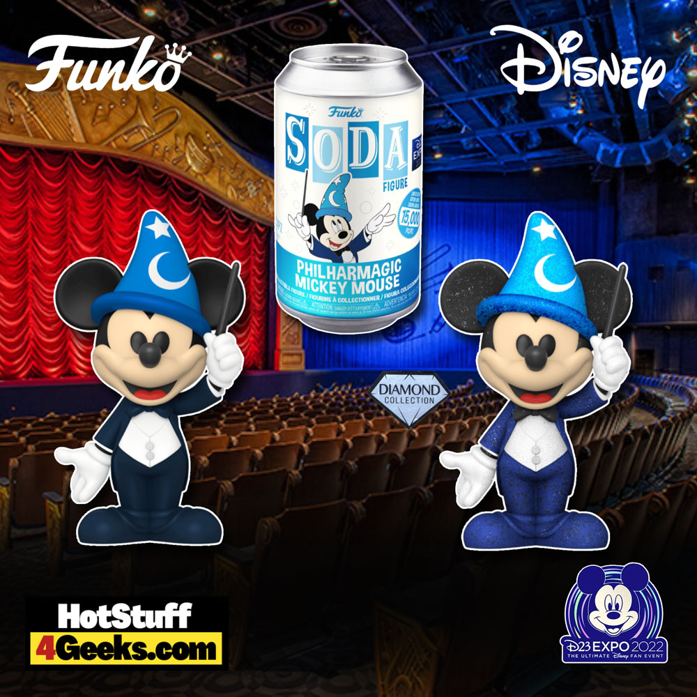 2022 D23 Expo: Philharmagic Mickey w/ Diamond CHASE Funko Soda