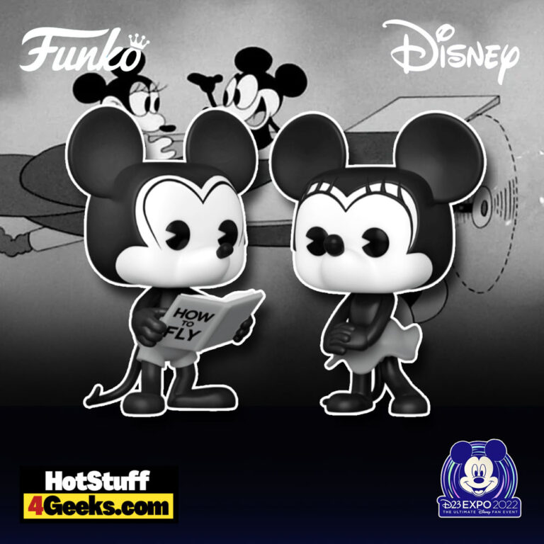 Funko POP! Disney: Mickey and Minnie How to Fly Funko 2-pack Pop! Vinyl Figure – 2022 D23 Expo and Amazon Exclusive