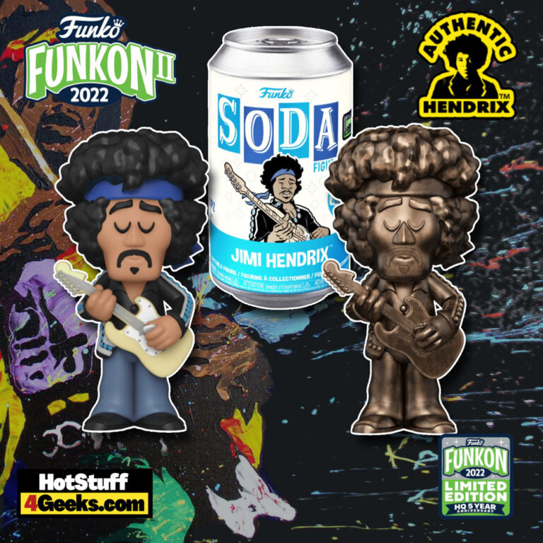 Funko SODA! Jimi Hendrix Funko SODA Vinyl Figure – FunKon II 2022 and Funko Shop Exclusive