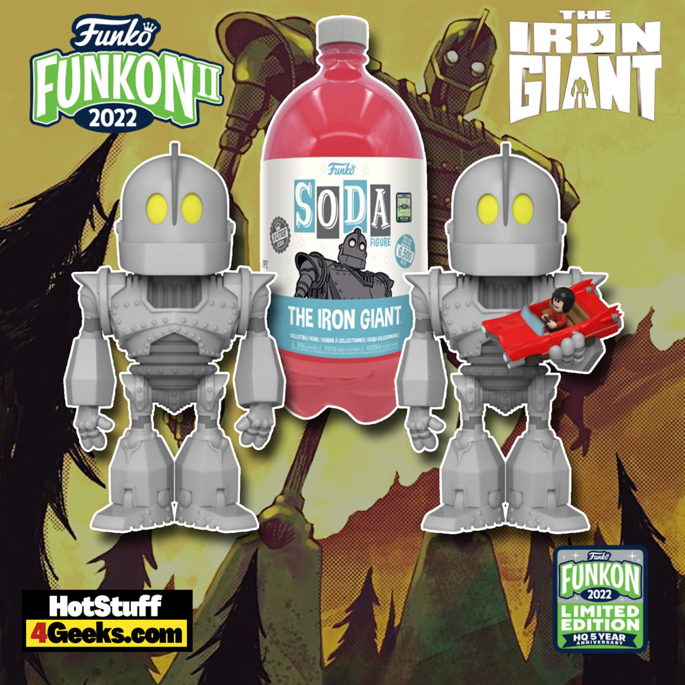 Funko SODA! Sci-Fi – The Iron Giant 3-Liter Funko SODA Vinyl Figure – FunKon II 2022 and Funko Shop Exclusive