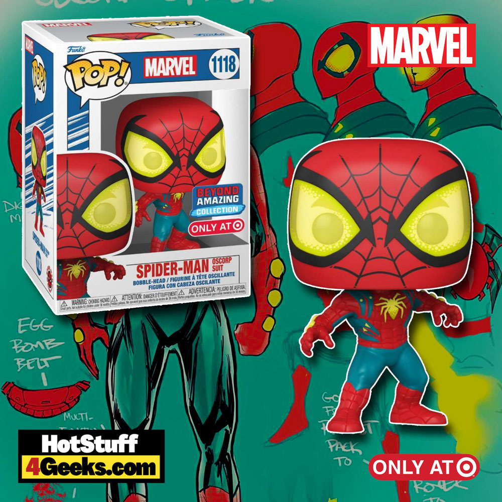 2022 NEW Marvel: Spider-Man Oscorp Suit Funko Pop! Exclusive