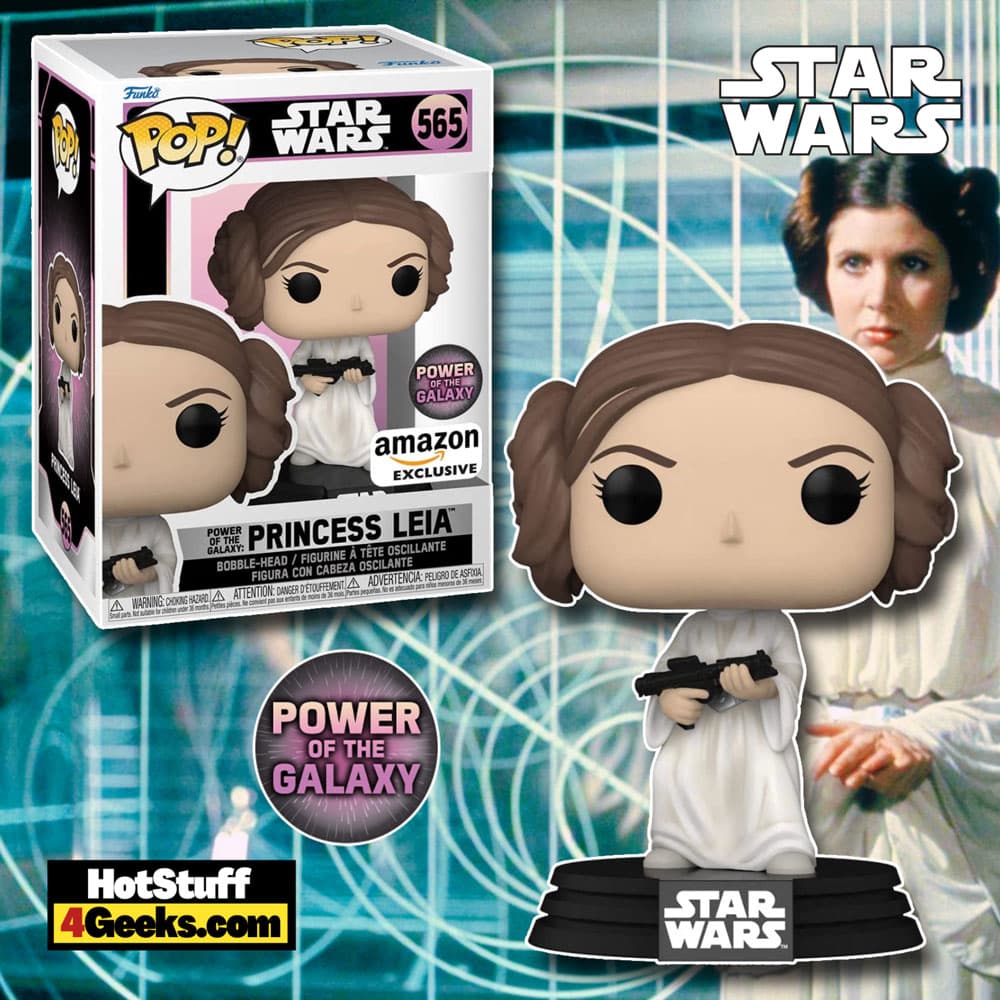 Funko Pop! Star Wars: Power of The Galaxy – Princess Leia Funko Pop! Vinyl Figure 4 of 6 (2022), Amazon Exclusive