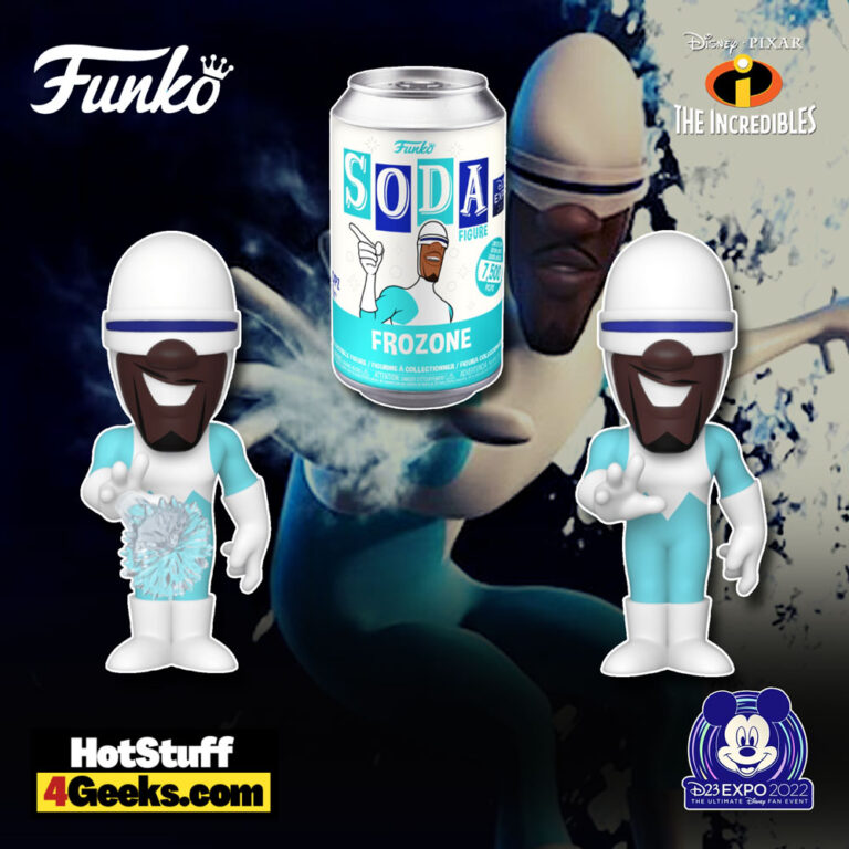 Funko Soda! The Incredibles - Frozone with Ice in Hands with CHASE Funko Soda Figure – 2022 D23 Expo and Funko Shop Exclusive