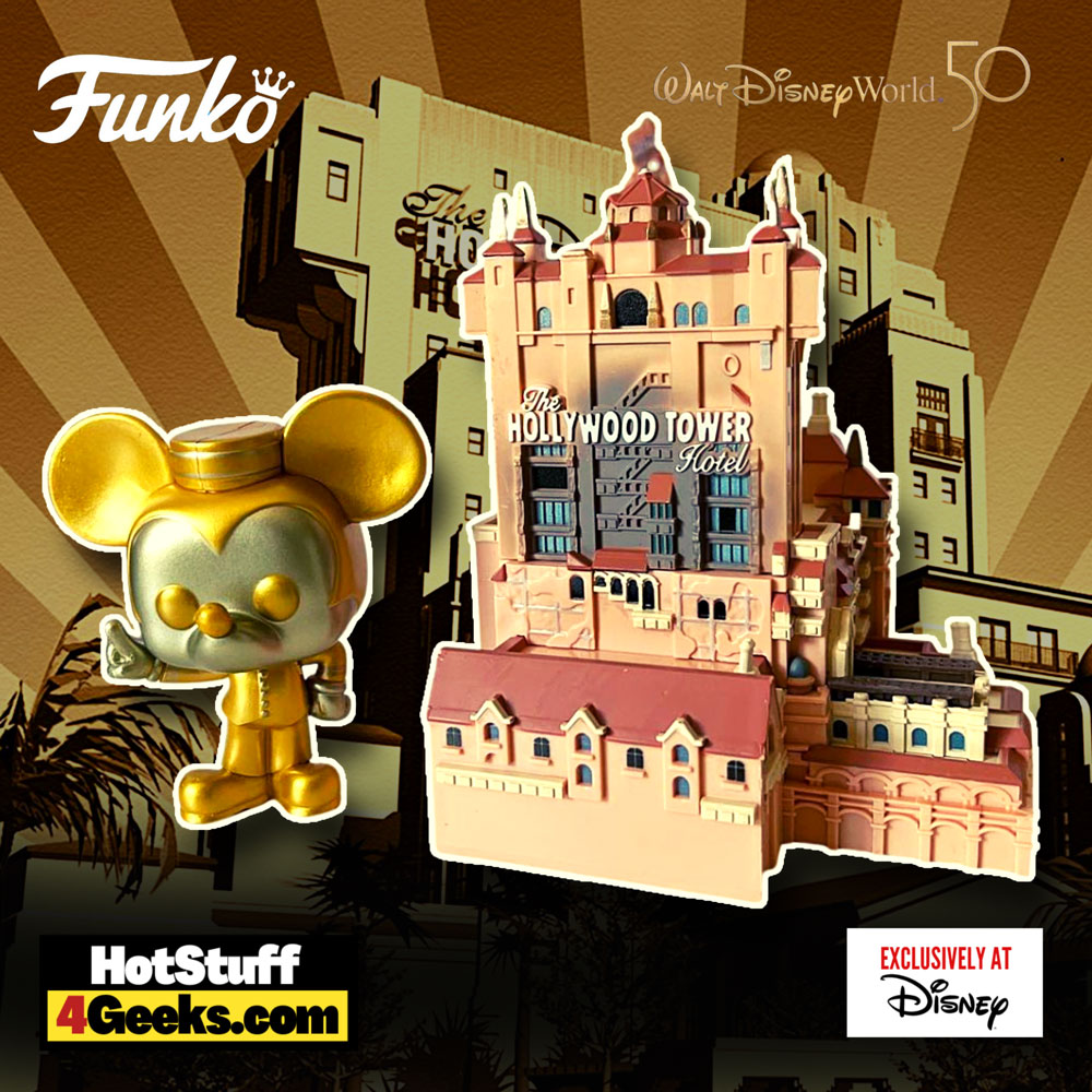 2022 NEW Hollywood Tower Hotel & Mickey Mouse Funko Pop!