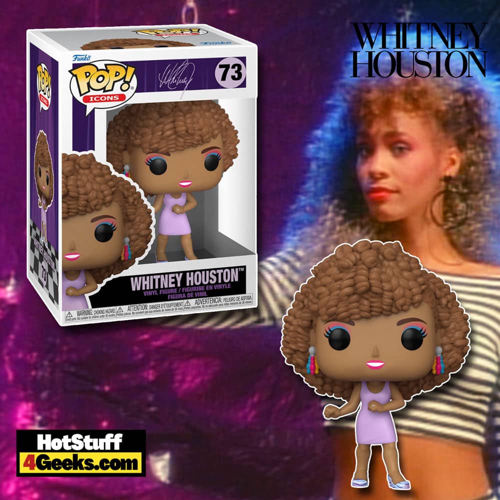 Funko Pop! Icons: Whitney Houston (I Wanna Dance with Somebody) Funko Pop! Vinyl Figure