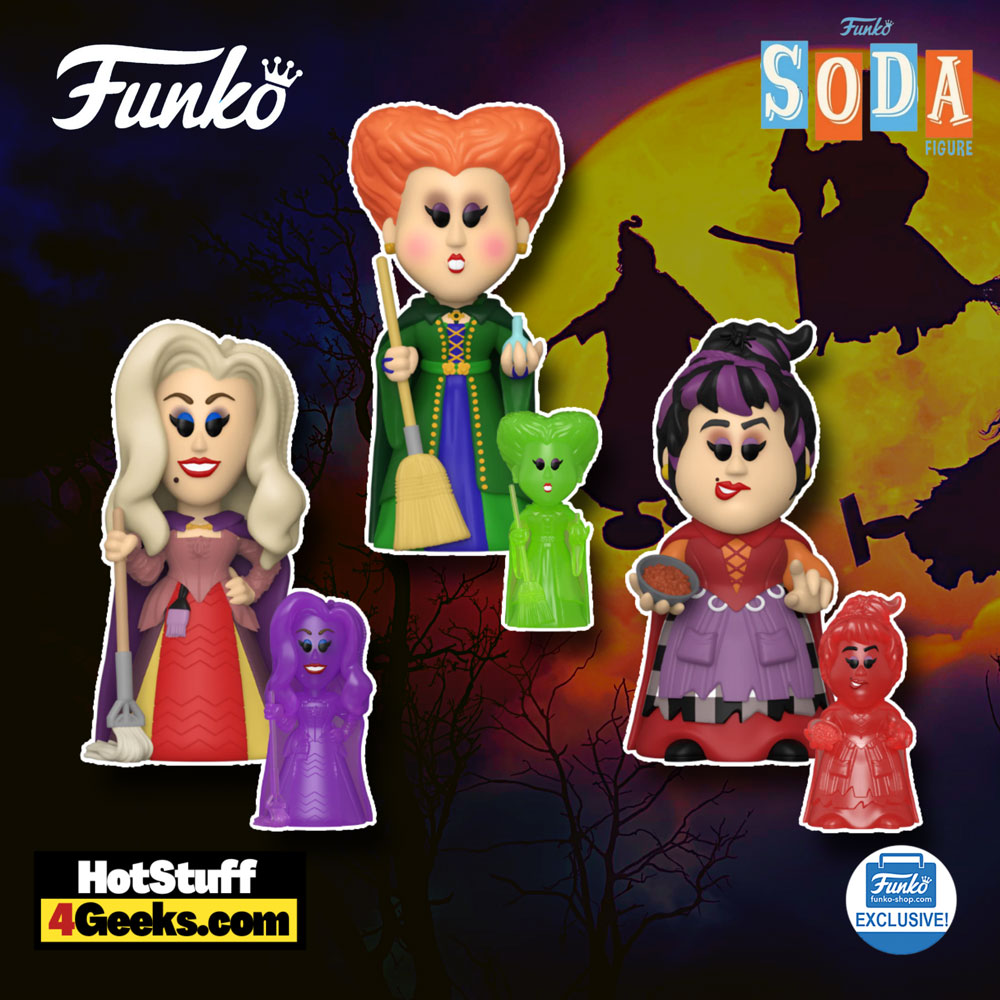 2022 NEW Hocus Pocus: The Sanderson Sisters Funko Sodas!