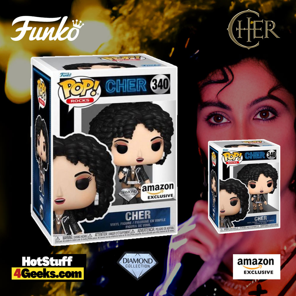 Funko Pop! Rocks: Cher (Turn Back Time) Diamond Glitter Funko Pop! Vinyl Figure - Amazon Exclusive