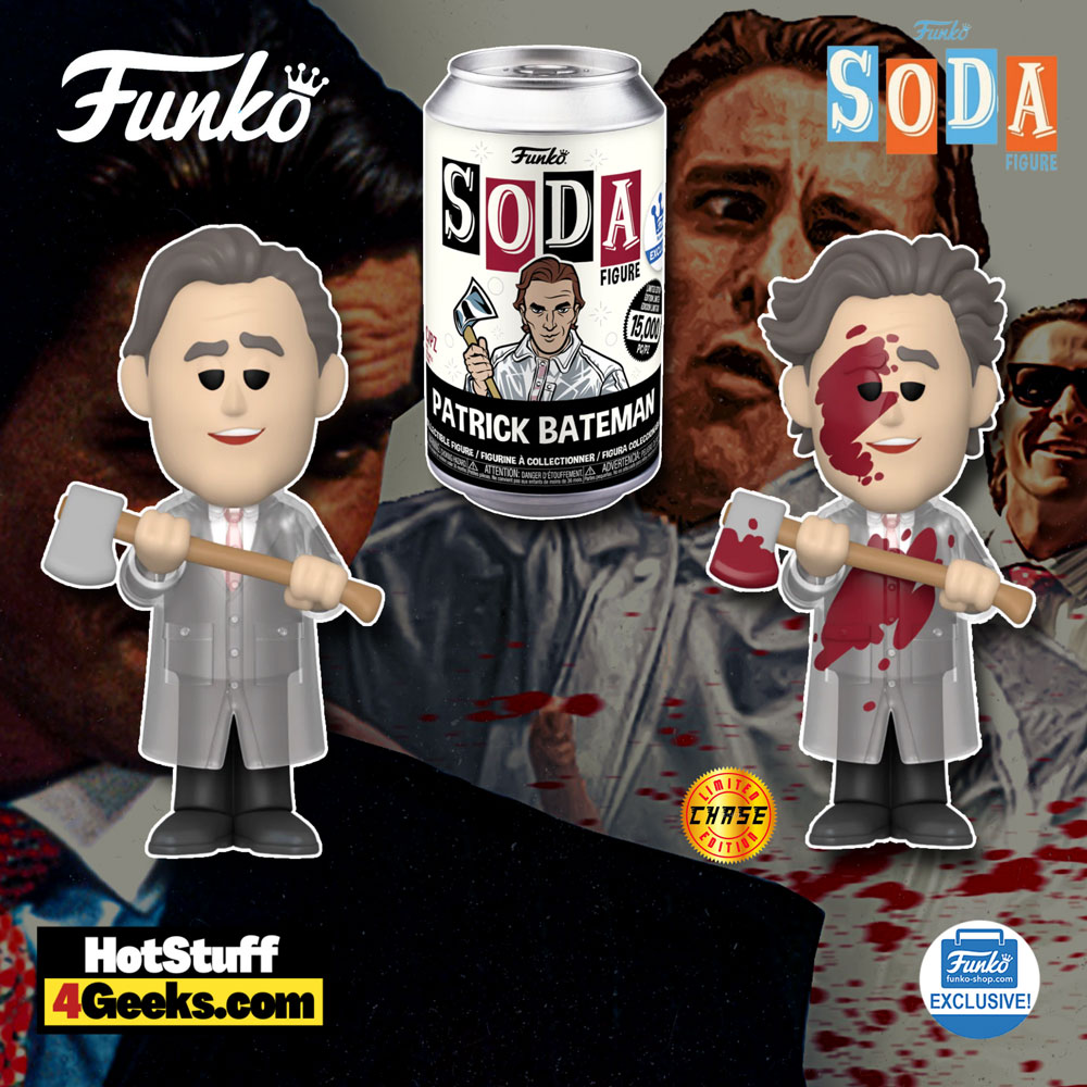 Funko Soda: American Psycho: Patrick Bateman Funko Soda Vinyl Figure - Funko Shop Exclusive