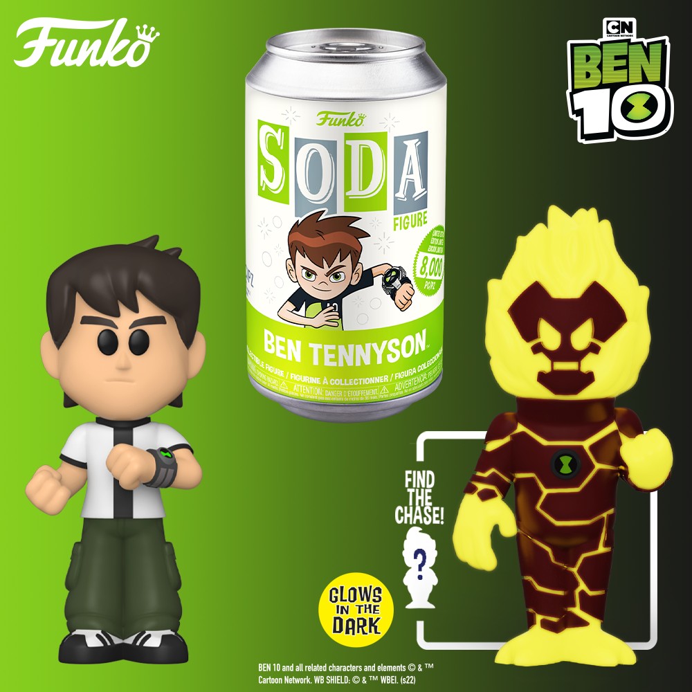 Ben 10 Ben Tennyson Vinyl Soda Figure with Glow CHASE