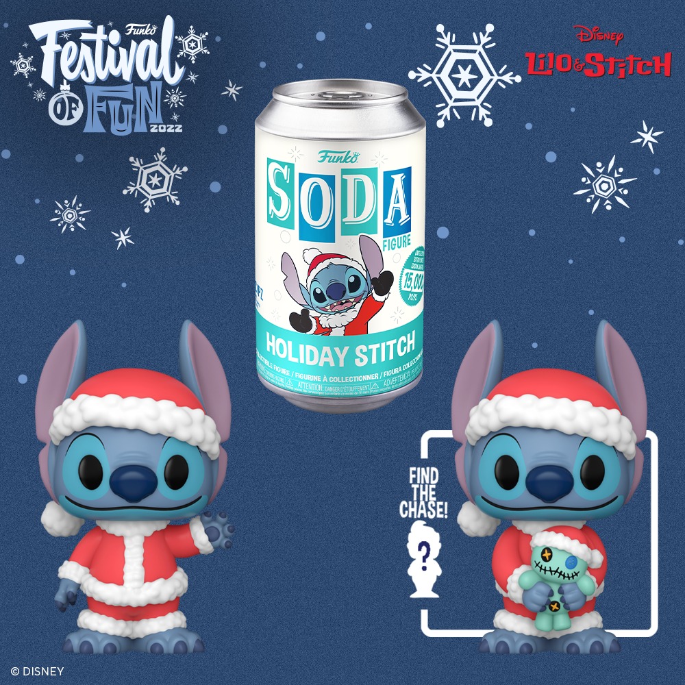 Disney’s Stitch Santa Stitch with held Scrump CHASE - Festival of Fun 2022