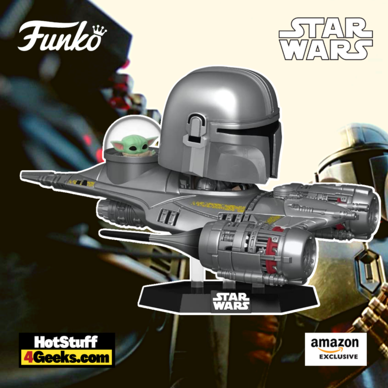 Funko Pop! Ride: Mandalorian: Mando in N-1 Starfighter (with Grogu) Funko Pop! Ride Vinyl Figure - Amazon Exclusive