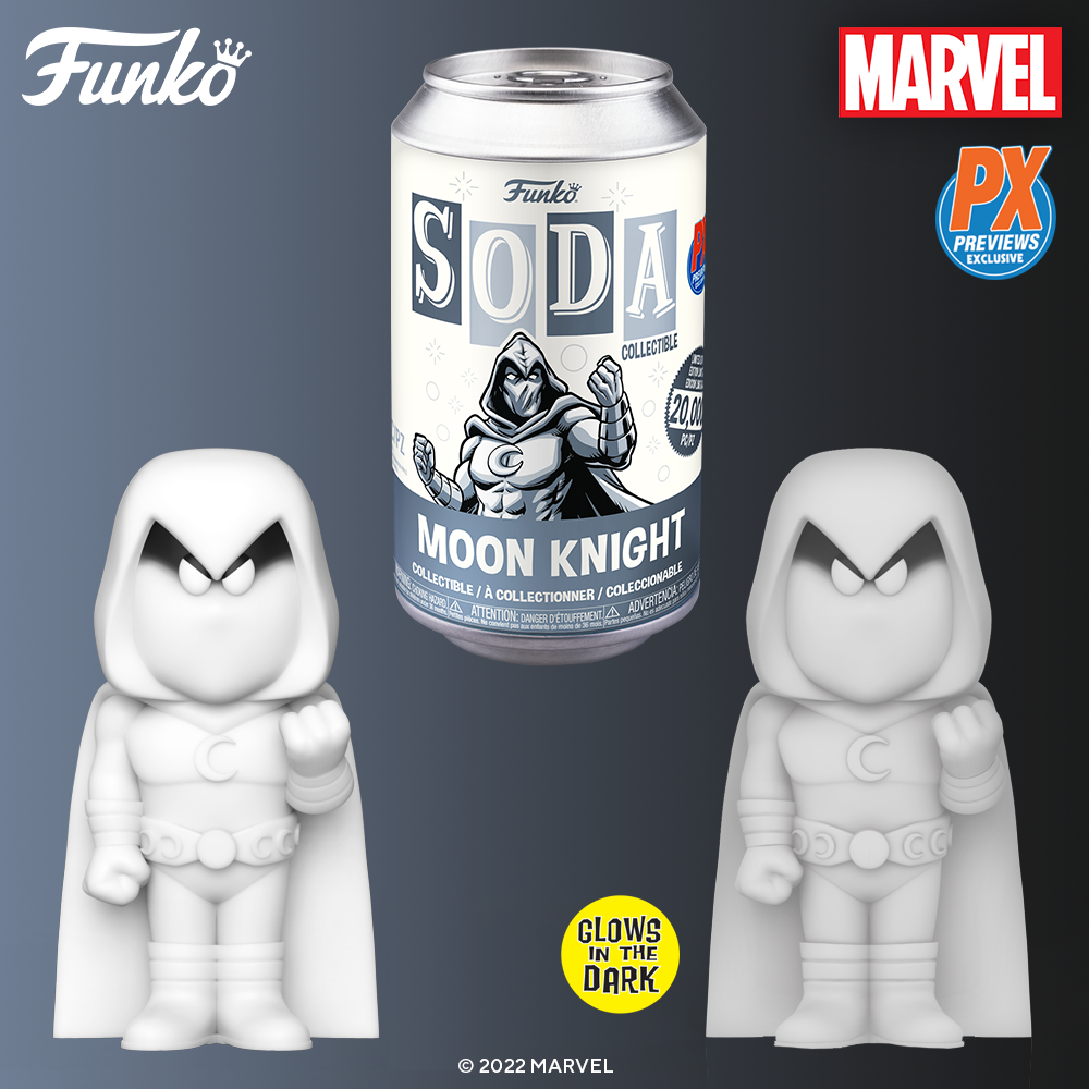 Marvel Moon Knight Vinyl Soda Figure with Glow CHASE - PX Exclusive