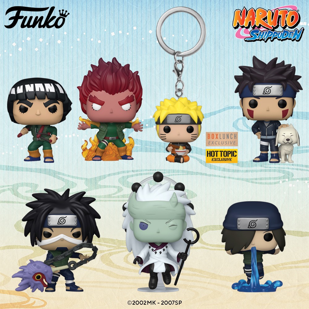 NEW Naruto Shippuden Funko Pop Figures Wave 2022