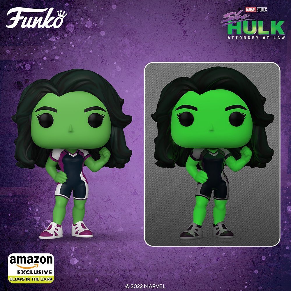 She-Hulk AAL She-Hulk Glow-In-The-Dark Funko Pop! Vinyl Figure - Amazon Exclusive