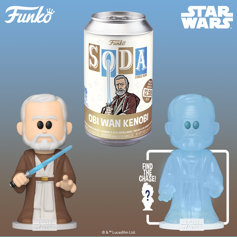 Star Wars Obi-Wan Kenobi Vinyl Soda Figure with Translucent Spirit CHASE