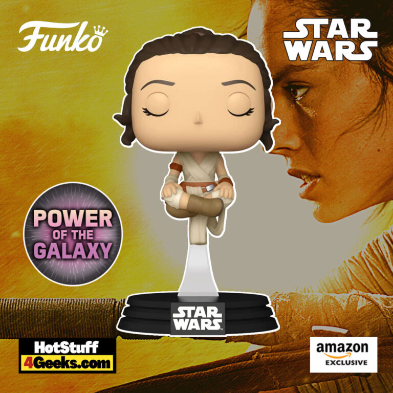 Funko Pop! Star Wars: Power of The Galaxy – Rey Funko Pop! Vinyl Figure 6 of 6 (2022), Amazon Exclusive