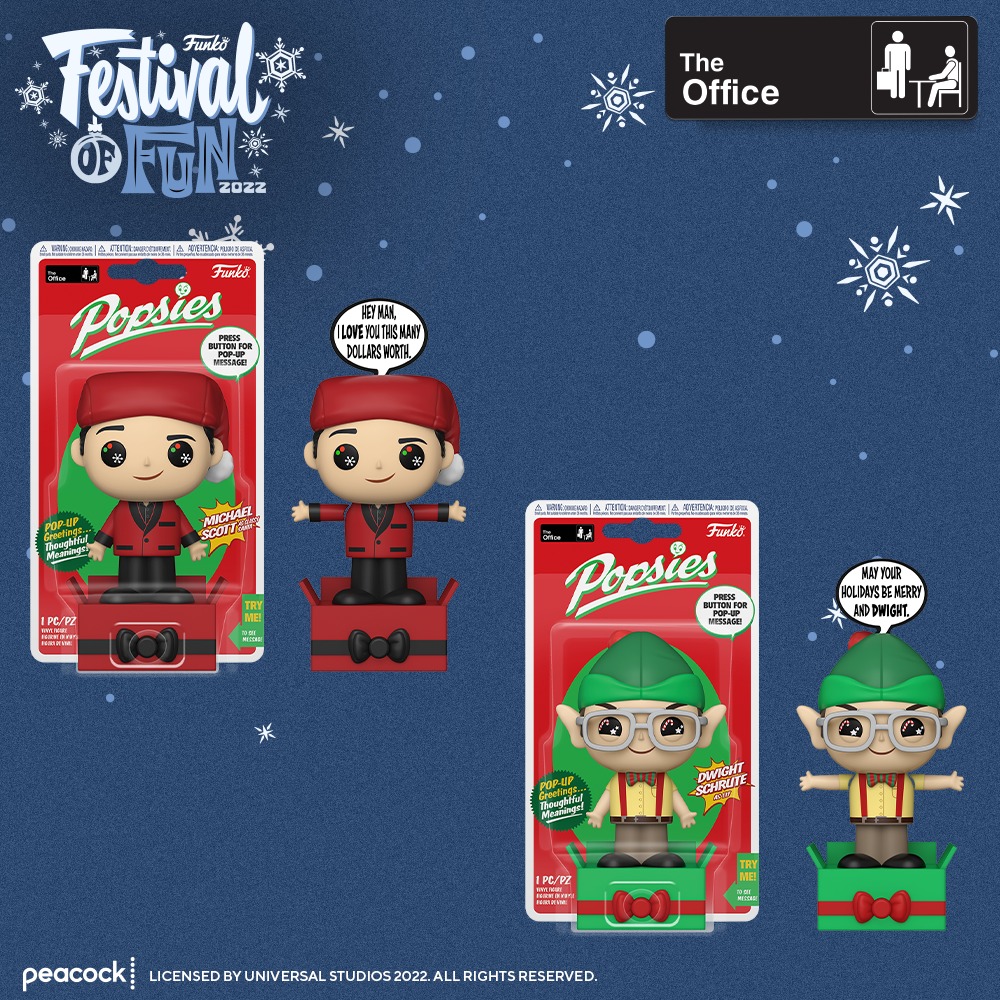 Funko Pop! The Office - Pocket POPS!, Popsies, and Mug & Pin (Festival of Fun 2022)