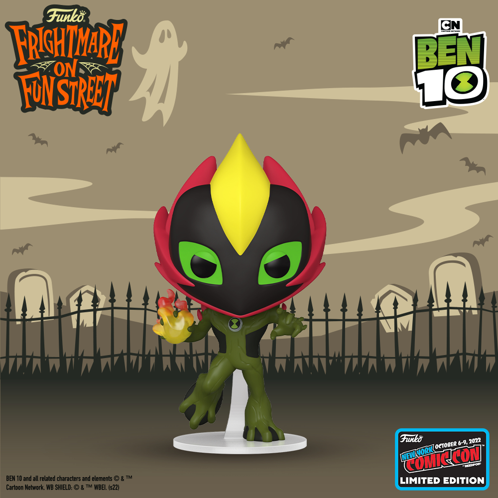 Funko POP! Animation: Ben 10 Alien Force – Swampfire Funko Pop! Vinyl Figure – NYCC 2022 and Walmart Exclusive