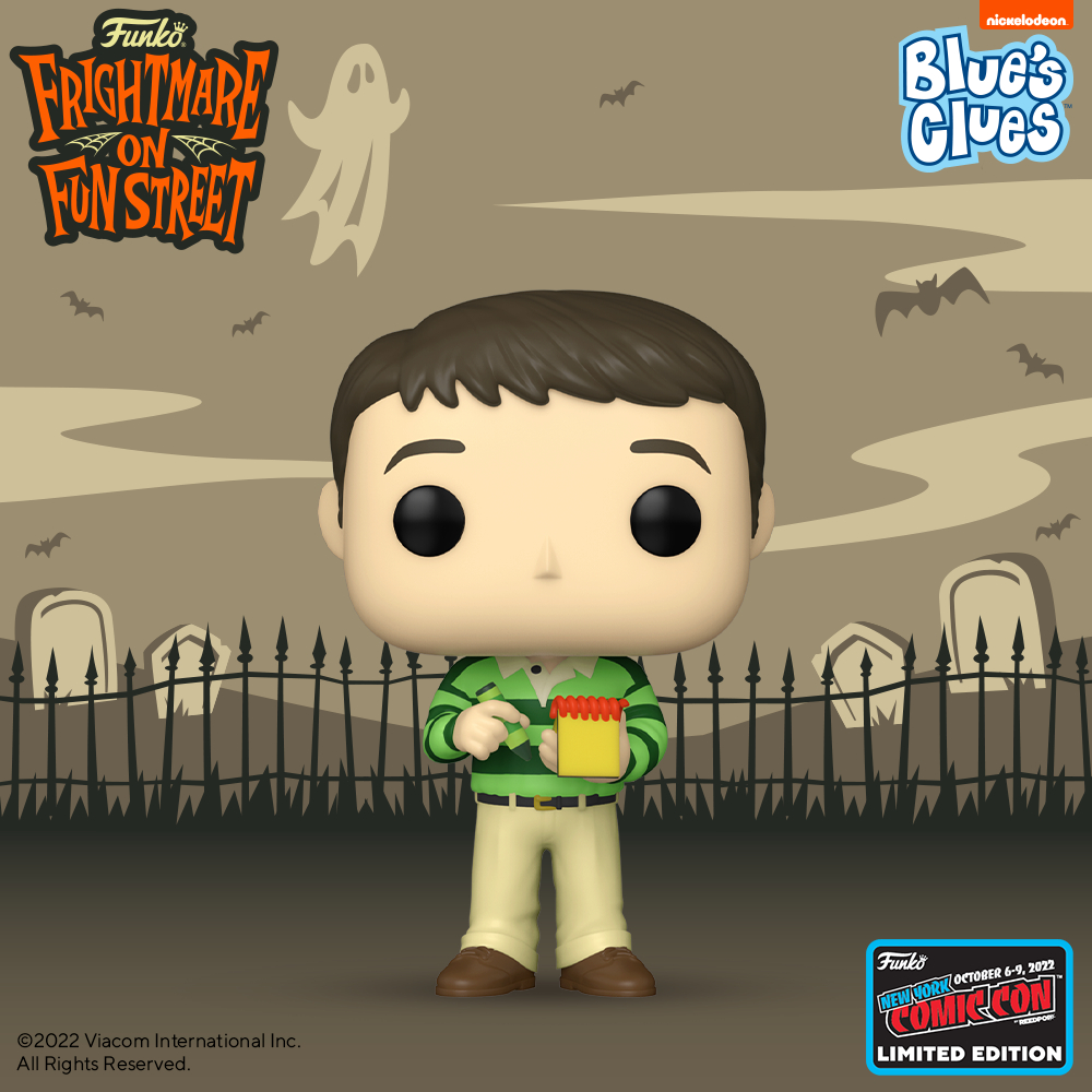 Funko POP! Television: Blue’s Clues - Steve with Handy Dandy Notebook Funko Pop! Vinyl Figure – NYCC 2022 and Funko Shop Exclusive