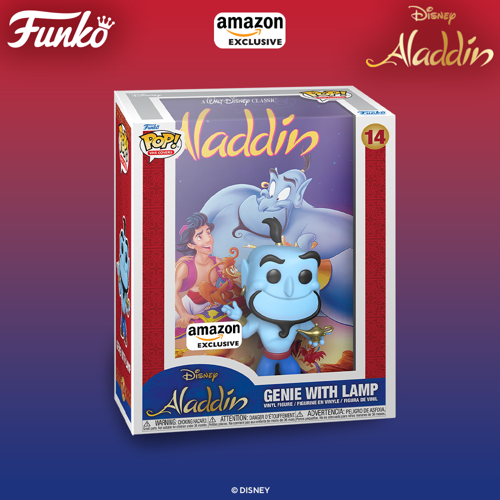 Disney: Aladdin Funko Pop! VHS Cover Vinyl Figure - Amazon Exclusive