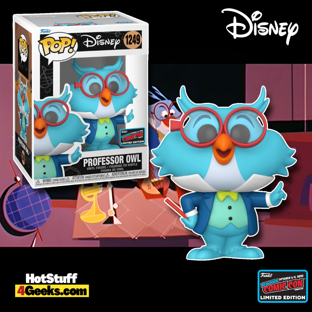 Funko POP! Disney: Professor Owl Funko Pop! Vinyl Figure – NYCC 2022 and Toy Tokyo Exclusive