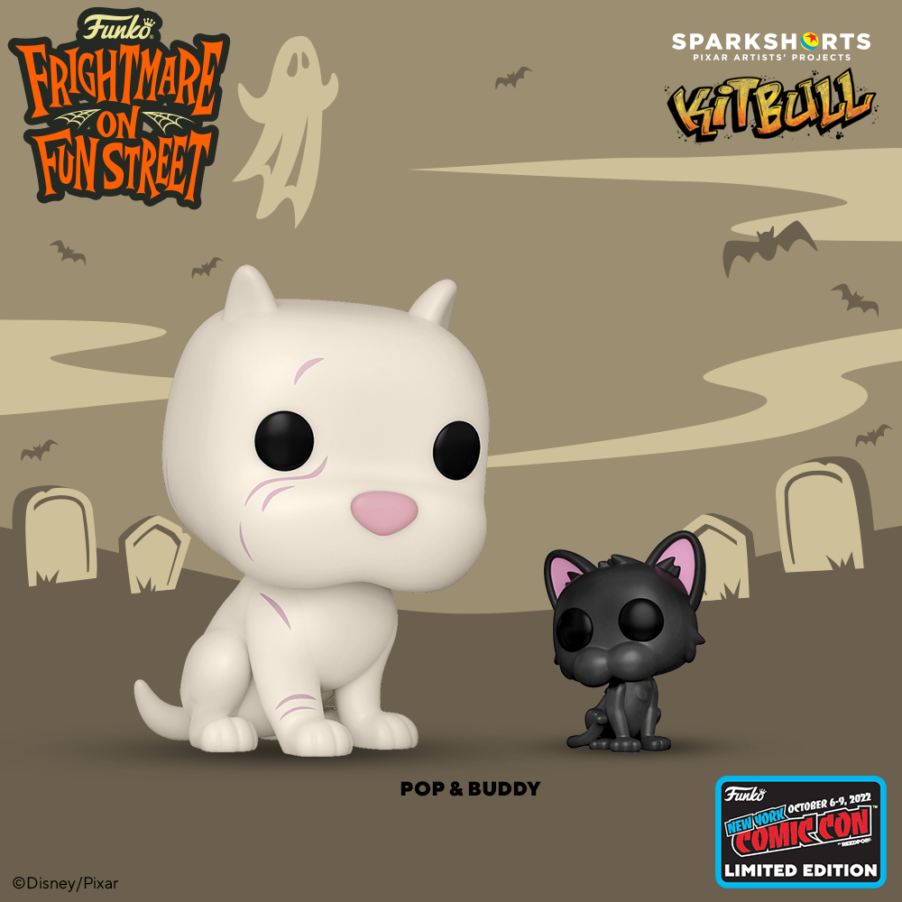 Funko POP! & Buddy: Kitbull – Kit & Doggy Funko Pop! Vinyl Figure – NYCC 2022 and Walmart Exclusive