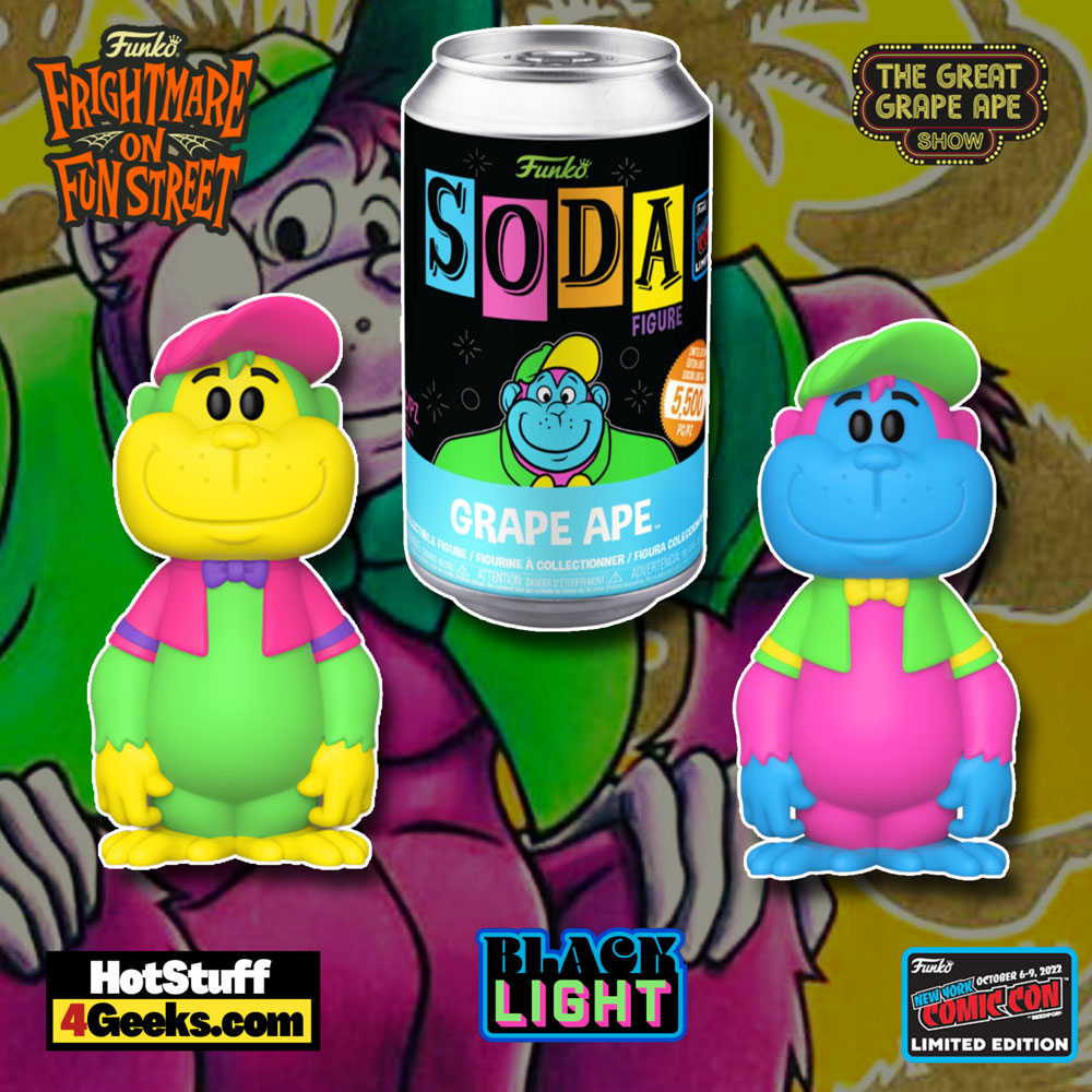 Funko NYCC 2022: Blacklight Grape Ape Funko SODA w/ CHASE