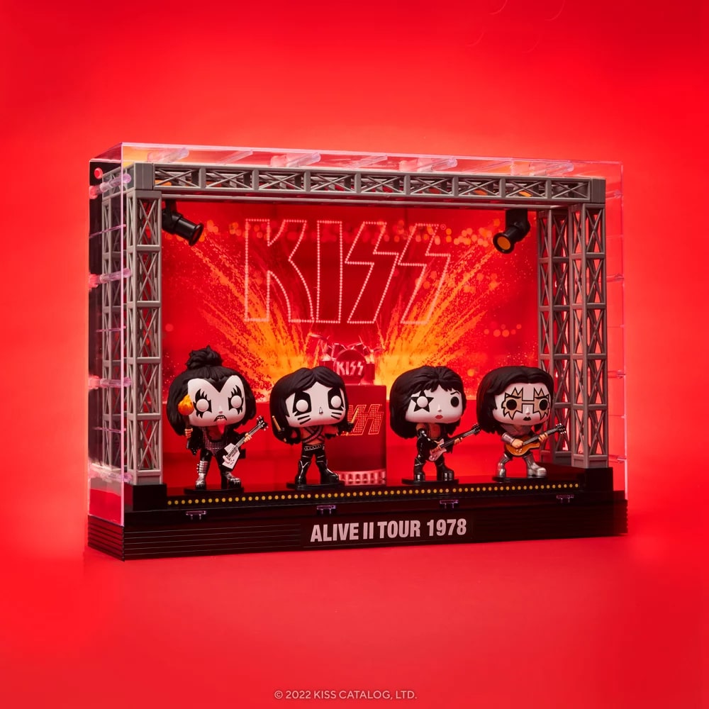 Funko Concert Funko Pop! Moment: Kiss - Alive II Tour 1978 Funko Pop! Deluxe Vinyl Figures - Walmart Exclusive