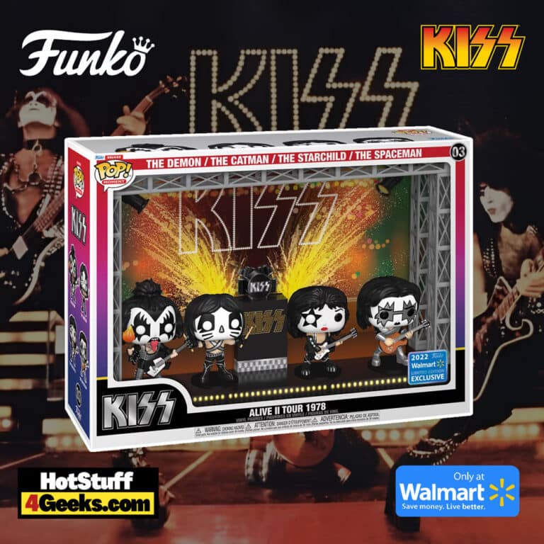 Funko Pop! Concert Moment: Kiss - Alive II Tour 1978 Funko Pop! Deluxe Vinyl Figures - Walmart Exclusive