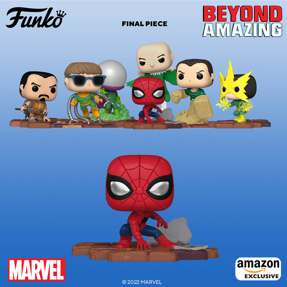 Funko Pop! Deluxe Marvel: Sinister Six Collection – Spider-Man Funko Pop! Vinyl Figure – Amazon Exclusive (Marvel Sinister Six series – Figure 7 of 7)