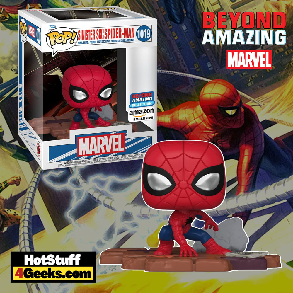 Funko Pop! Deluxe Marvel: Sinister Six Collection – Spider-Man Funko Pop! Vinyl Figure – Amazon Exclusive (Marvel Sinister Six series – Figure 7 of 7)