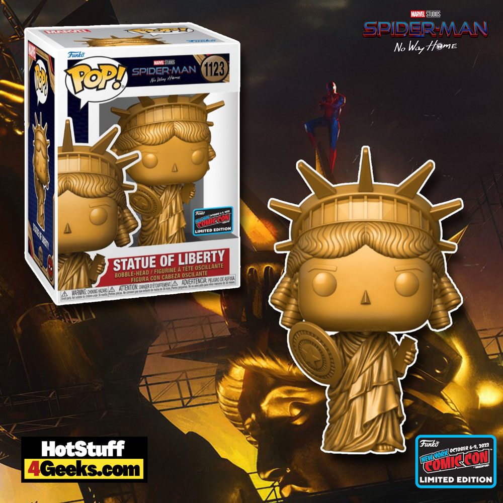 Funko POP! Marvel: Spider-Man No Way Home – Statue of Liberty Funko Pop! Vinyl Figure – NYCC 2022 and Amazon Exclusive