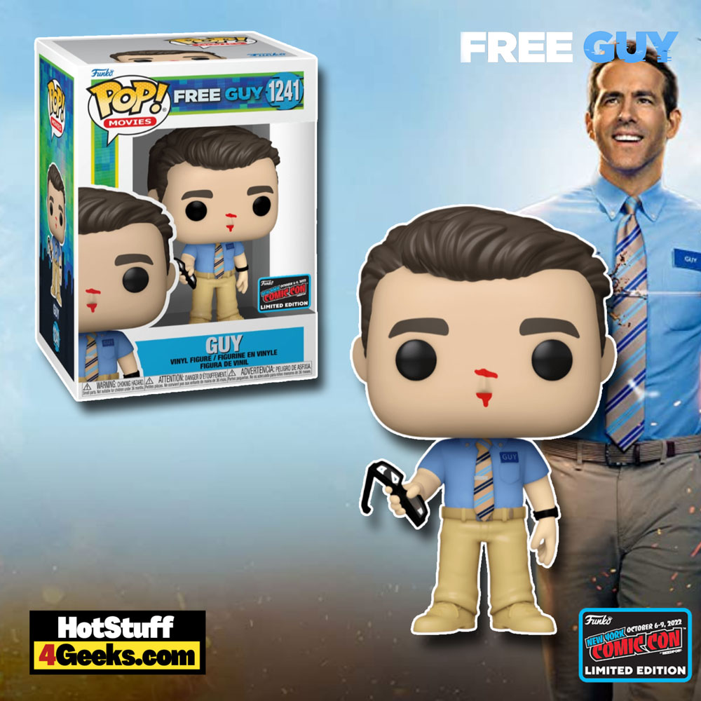 Funko POP! Movies: Free Guy - Guy Funko Pop! Vinyl Figure – NYCC 2022 and Funko Shop Exclusive