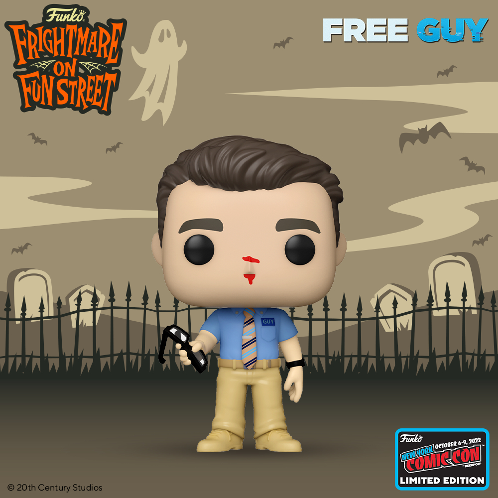 Funko POP! Movies: Free Guy - Guy Funko Pop! Vinyl Figure – NYCC 2022 and Funko Shop Exclusive