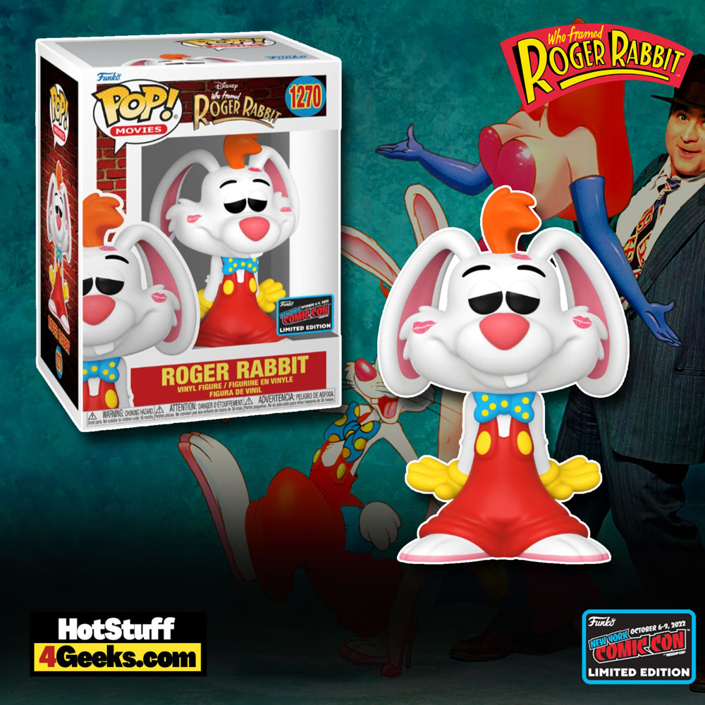 Funko POP! Movies: Who Framed Roger Rabbit – Roger Rabbit Funko Pop! Vinyl Figure – NYCC 2022 and Funko Shop Exclusive