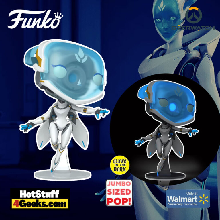 Funko Pop! Games: Overwatch 2 - Echo Glow-In-the-Dark (GITD) 10-inch Jumbo Sized Funko Pop! Vinyl Figure - Walmart Exclusive